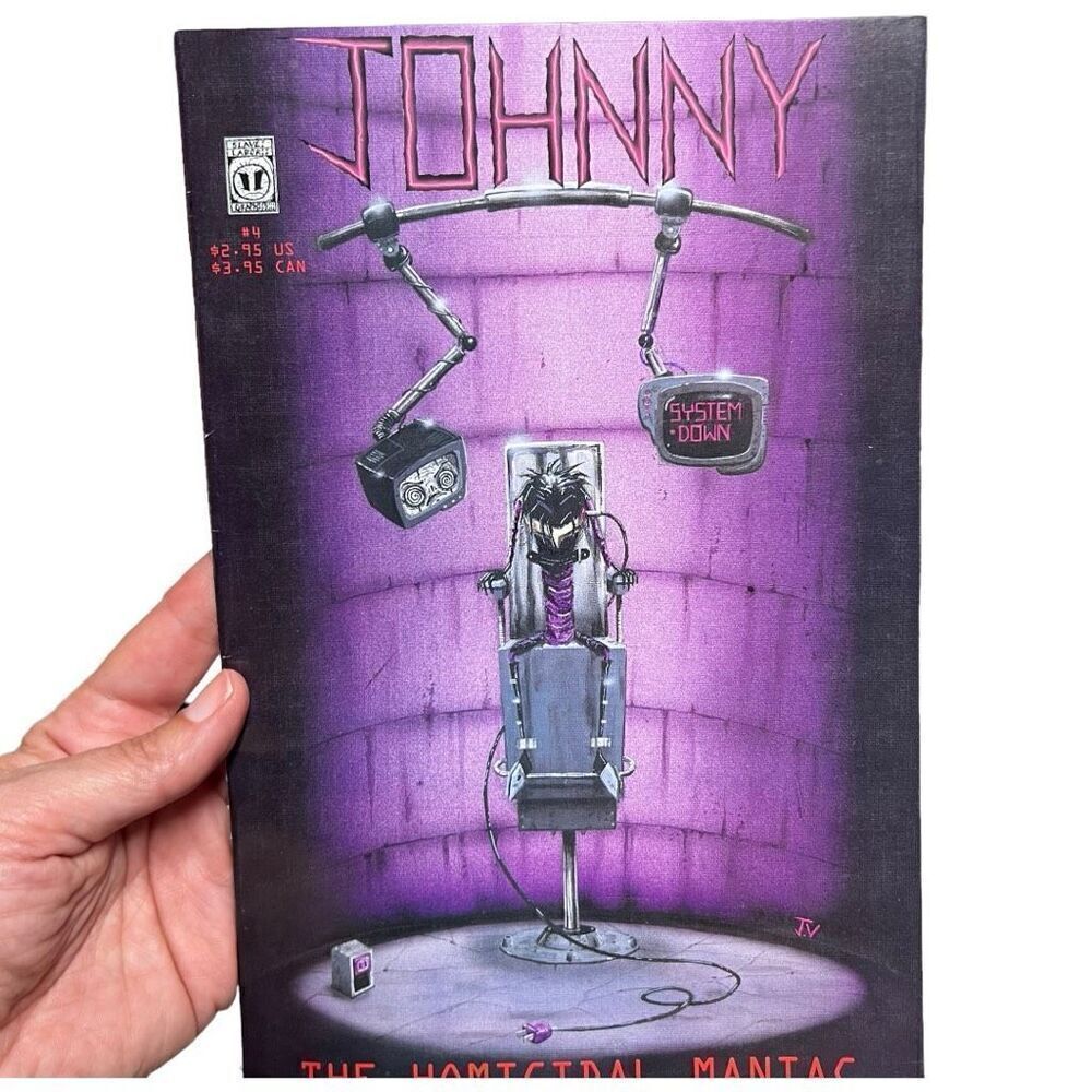 SLG Johnny The Homicidal Maniac #4 Artwork Comic Book By Jhonen Vasquez OS